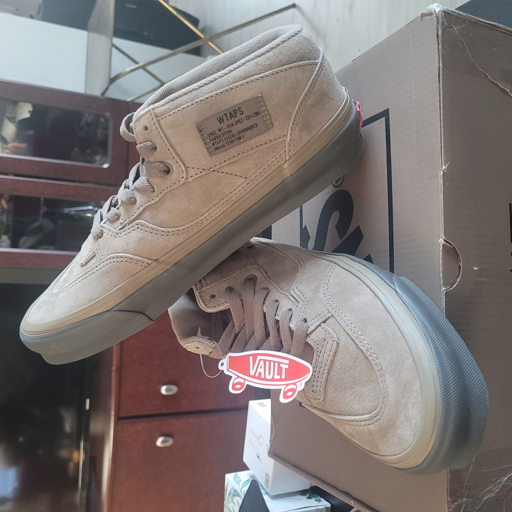 WTAPS Men's Tan Suede Sneakers